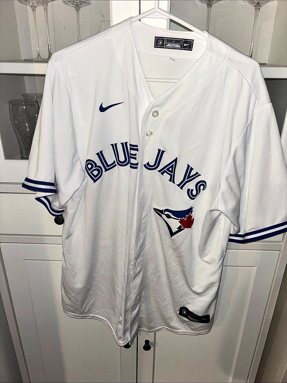 Nike Toronto men’s Blue Jays White Jersey